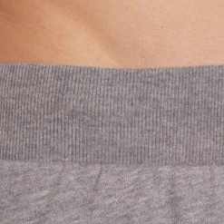 Domyos Exercise & Fitness Apparel Gym & Pilates Slim-Fit Plush Loop Bottoms