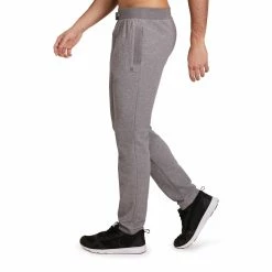 Domyos Exercise & Fitness Apparel Gym & Pilates Slim-Fit Plush Loop Bottoms