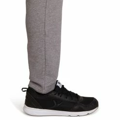 Domyos Exercise & Fitness Apparel Gym & Pilates Slim-Fit Plush Loop Bottoms