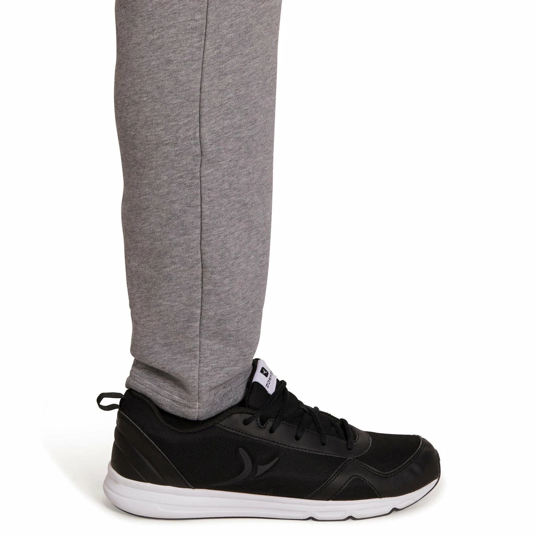 Domyos Exercise & Fitness Apparel Gym & Pilates Slim-Fit Plush Loop Bottoms