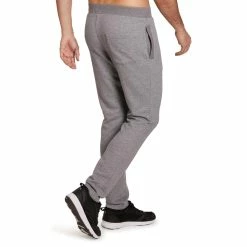 Domyos Exercise & Fitness Apparel Gym & Pilates Slim-Fit Plush Loop Bottoms