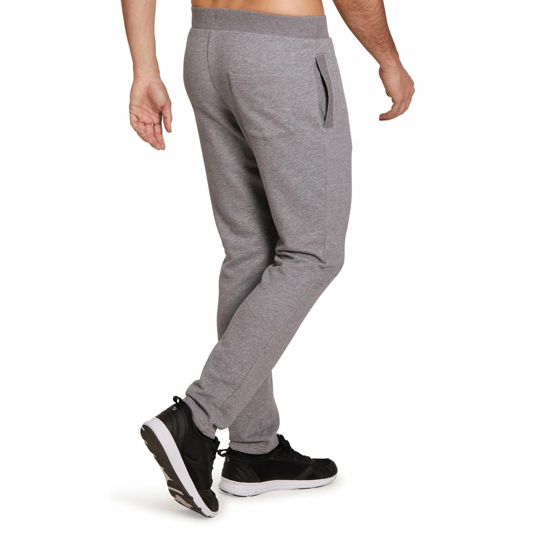 Domyos Exercise & Fitness Apparel Gym & Pilates Slim-Fit Plush Loop Bottoms