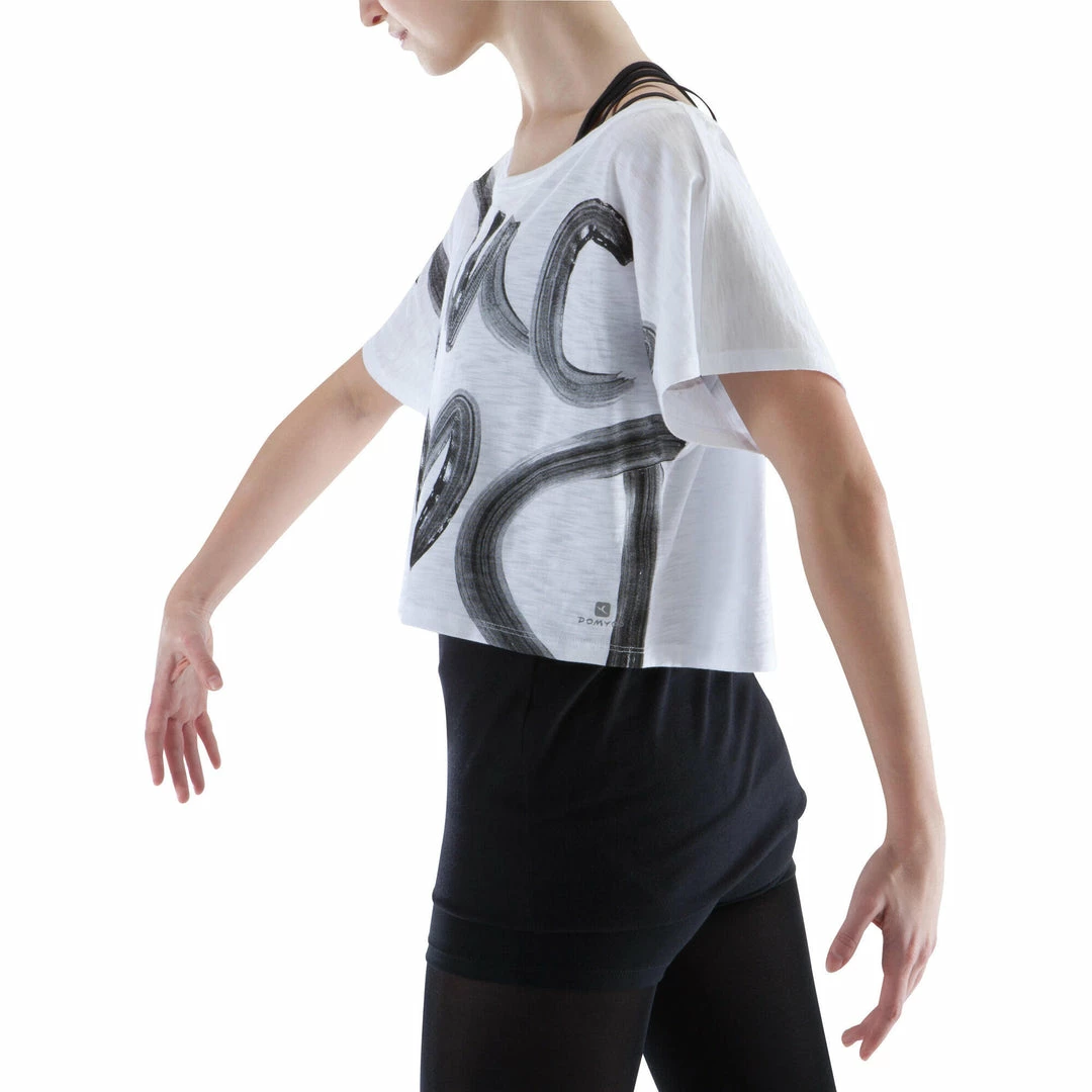 Domyos Women's Dance Cropped T-Shirt