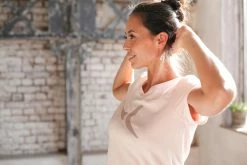 Domyos, Short-Sleeved Gym & Pilates T-Shirt, Women's Exercise & Fitness Apparel