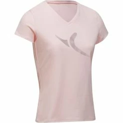 Domyos, Short-Sleeved Gym & Pilates T-Shirt, Women's Exercise & Fitness Apparel