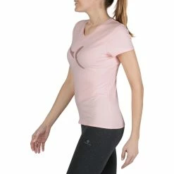 Domyos, Short-Sleeved Gym & Pilates T-Shirt, Women's Exercise & Fitness Apparel