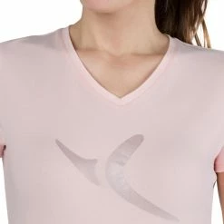 Domyos, Short-Sleeved Gym & Pilates T-Shirt, Women's Exercise & Fitness Apparel