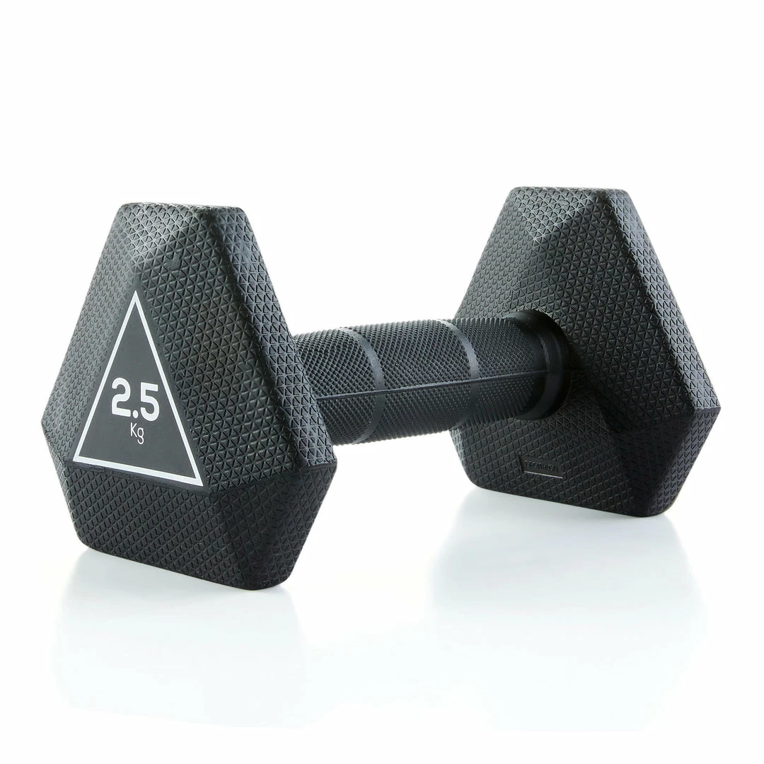 Corength Weight Training Gear Domyos Weight Training Hex Dumbbell 5.5 Lbs