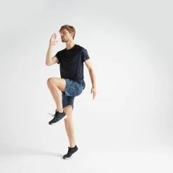 Domyos FTS 100, Cardio Workout T-Shirt, Men's Exercise & Fitness Apparel