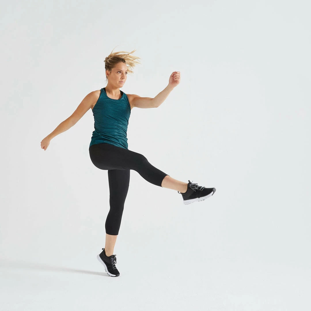 Exercise & Fitness Apparel Domyos 120, 7/8-Length Cardio Fitness Leggings, Women's