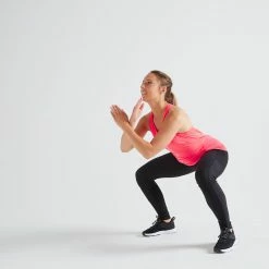 Domyos 120, Fitness Cardio Training Leggings, Women's