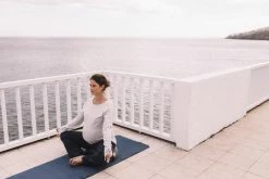 Kimjaly Long-Sleeved Cotton Yoga T-Shirt