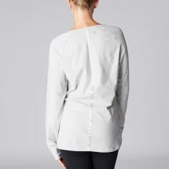 Kimjaly Long-Sleeved Cotton Yoga T-Shirt