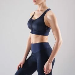 Domyos Exercise & Fitness Apparel Women's Cardio Fitness Zip-Up Bra 900
