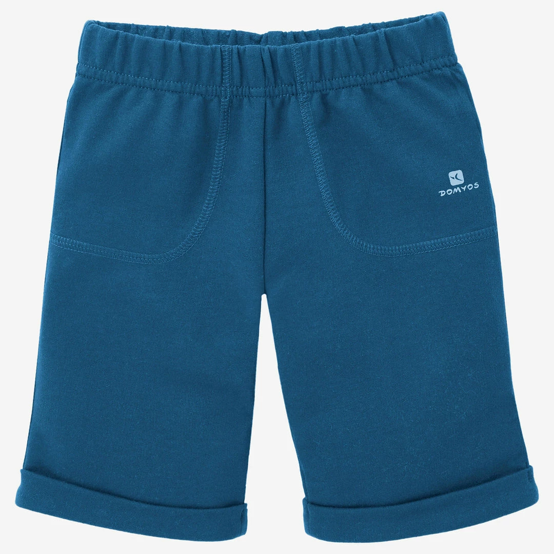 Domyos Baby Gym Shorts 500 - Petrol Blue Exercise & Fitness Apparel