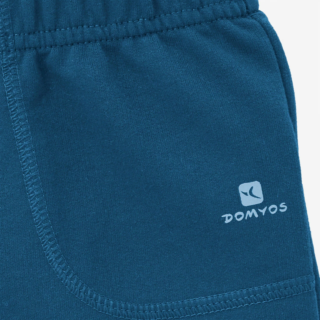 Domyos Baby Gym Shorts 500 - Petrol Blue Exercise & Fitness Apparel