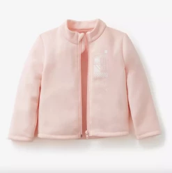 Exercise & Fitness Apparel Domyos Warmy 100, Zip Gym Tracksuit, Babies'