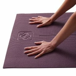 Kimjaly Gentle Yoga Comfort Mat 173 Cm ⨯ 61 Cm ⨯ 8 Mm - Dark Blue Palms