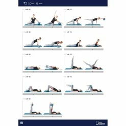 Domyos 240mm Diameter Soft Ball - Blue Exercise & Fitness Apparel