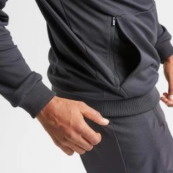 Domyos FSW500, Fitness Cardio Training Sweatshirt, Men's Exercise & Fitness Apparel