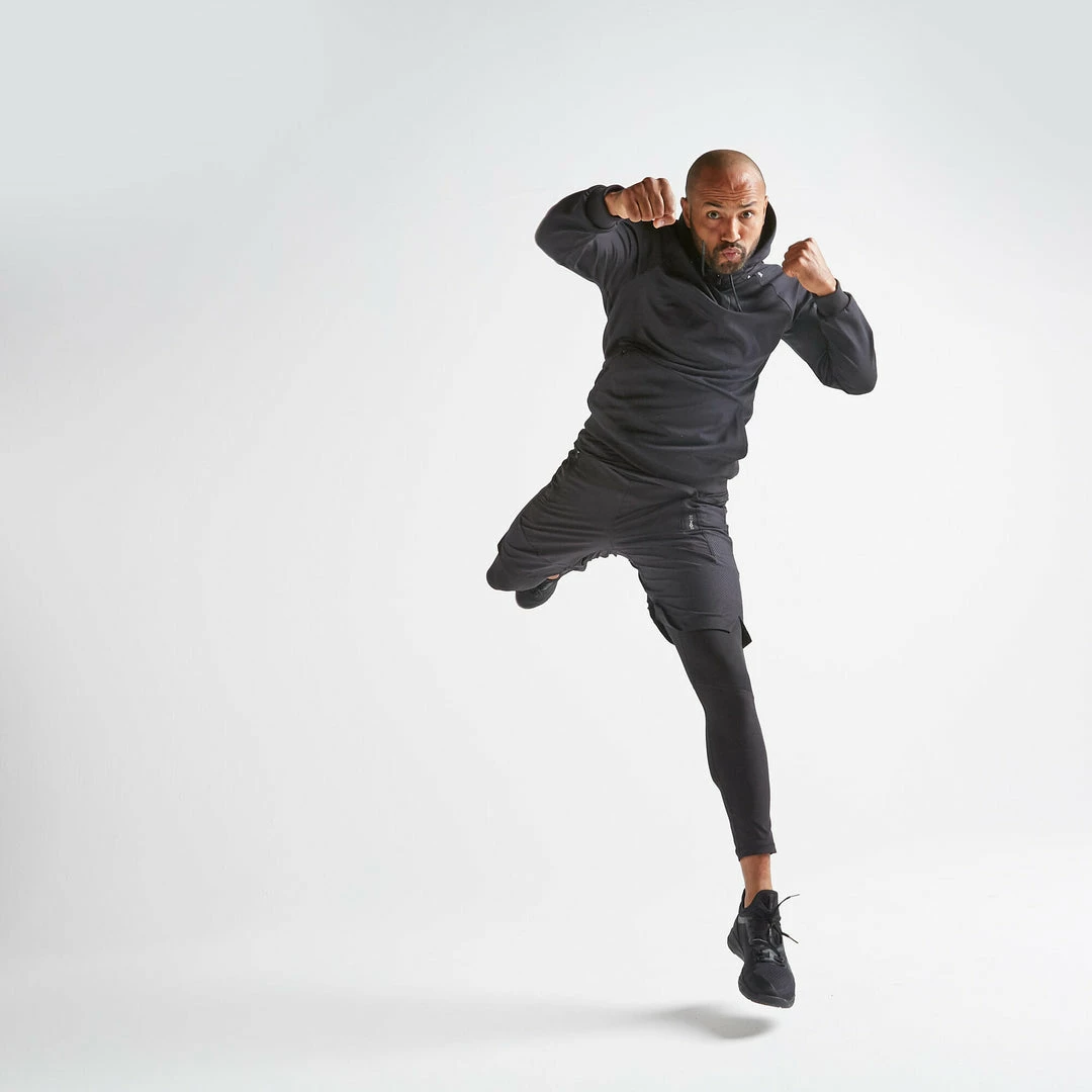 Domyos FSW500, Fitness Cardio Training Sweatshirt, Men's Exercise & Fitness Apparel