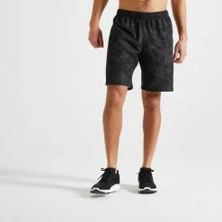 Domyos 120, Eco-Friendly Fitness Training Shorts, Men's