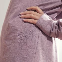 Kimjaly, Long-Sleeved Organic Cotton Yoga T-Shirt, Women's