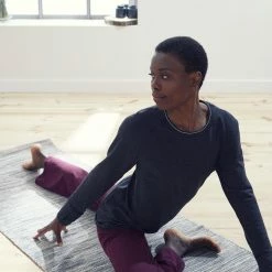 Kimjaly Long-Sleeved Cotton Yoga T-Shirt