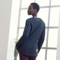 Kimjaly Long-Sleeved Cotton Yoga T-Shirt