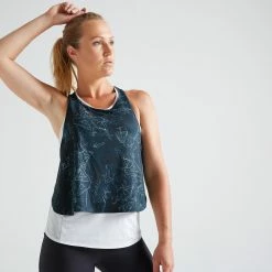 Domyos Women's Fitness Cardio Training 3-in-1 Tank Top 520