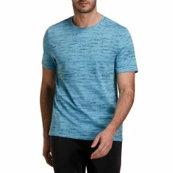 Domyos Nyamba 500, Regular-Fit Pilates And Gentle Gym T-Shirt, Men's Exercise & Fitness Apparel