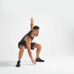 Domyos 500, Fitness Cardio Training Tank Top, Men's Exercise & Fitness Apparel