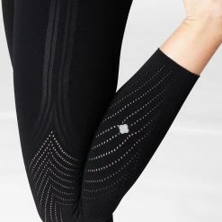 Kimjaly Domyos Perforated Second Skin Tech Yoga Leggings