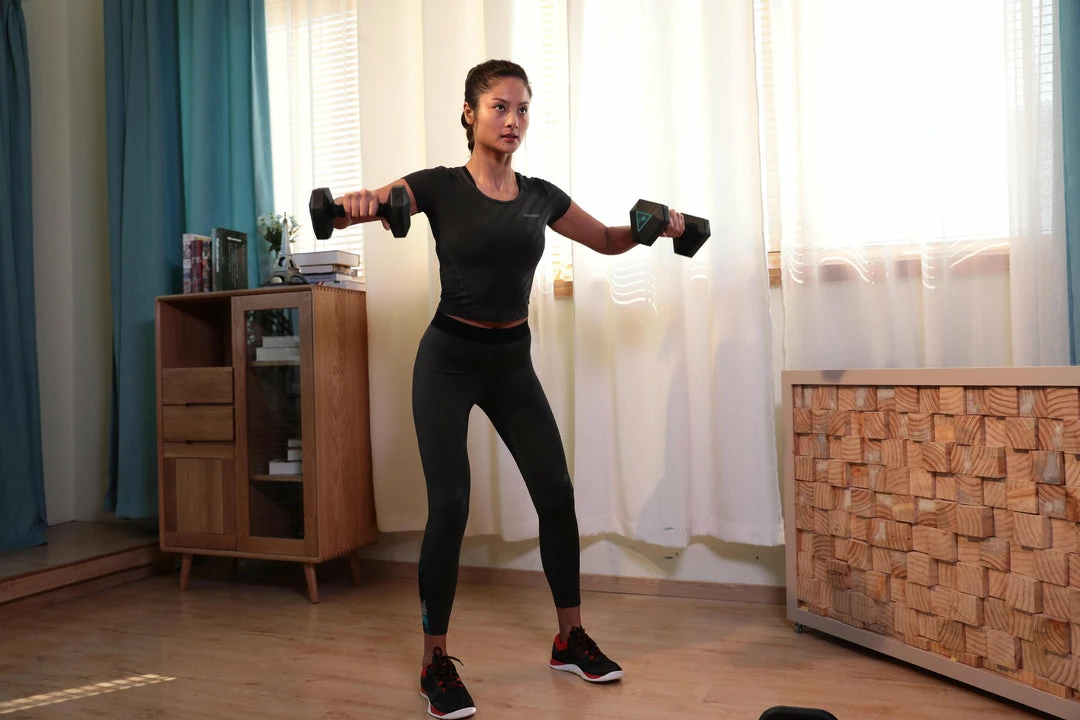 Corength Domyos Weight Training Hex Dumbbell 50 Lbs Weight Training Gear