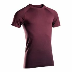 Kimjaly Seamless Short-Sleeved Dynamic Yoga T-Shirt - Dark Grey