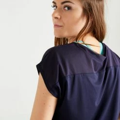 Exercise & Fitness Apparel Domyos 120, Fitness Cardio Training T-Shirt, Women's