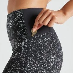 Domyos FTI500A, High-Waisted Shaping Fitness Leggings, Women's