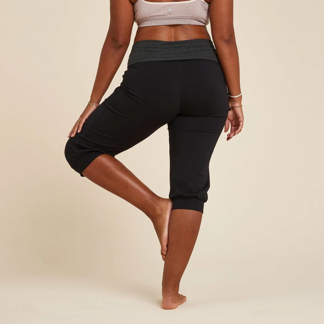 Kimjaly Domyos Cotton Cropped Yoga Pants