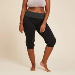 Kimjaly Domyos Cotton Cropped Yoga Pants