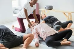 Kimjaly Domyos Cotton Cropped Yoga Pants