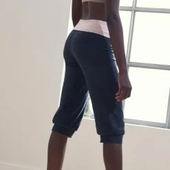 Kimjaly Domyos Cotton Cropped Yoga Pants