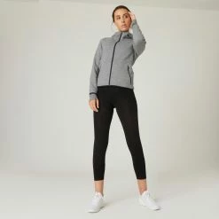 Domyos 560, Hoodie Sweater, Women's Exercise & Fitness Apparel