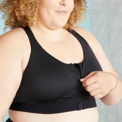 Domyos Zip-Up High-Support Sports Bra