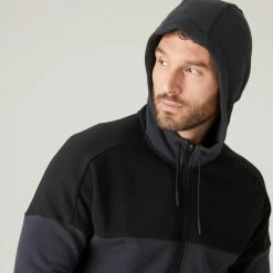 Exercise & Fitness Apparel Domyos 520, Hooded Jacket, Men's