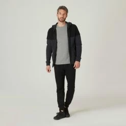 Exercise & Fitness Apparel Domyos 520, Hooded Jacket, Men's