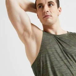 Domyos 500, Fitness Cardio Training Tank Top, Men's Exercise & Fitness Apparel