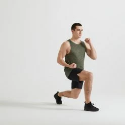 Domyos 500, Fitness Cardio Training Tank Top, Men's Exercise & Fitness Apparel