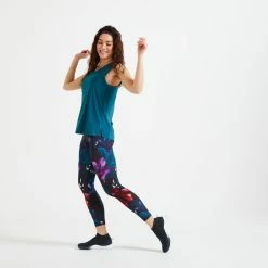 Domyos Moisture Wicking Mesh Back Fitness Tank Top, Women’s Exercise & Fitness Apparel