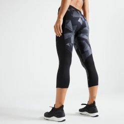 Domyos 120, 7/8-Length Cardio Fitness Leggings, Women's