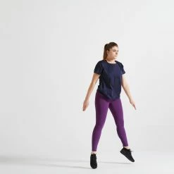 Exercise & Fitness Apparel Domyos 500, Cardio Fitness T-Shirt, Women's